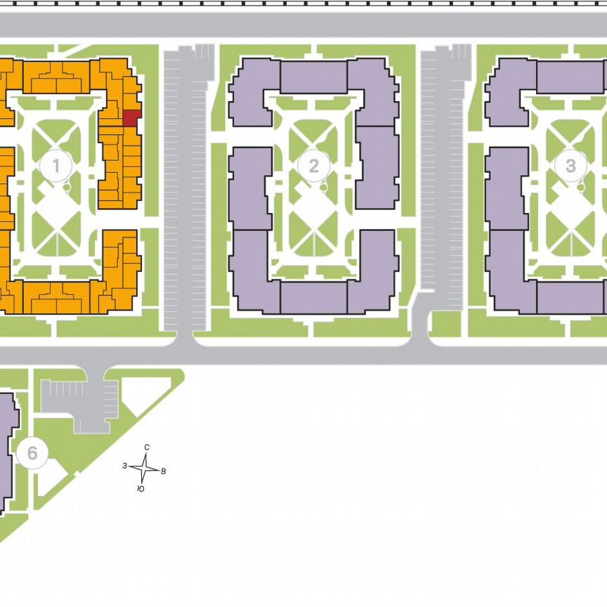 1-к. квартира, 36,6 м², 2/4 эт.