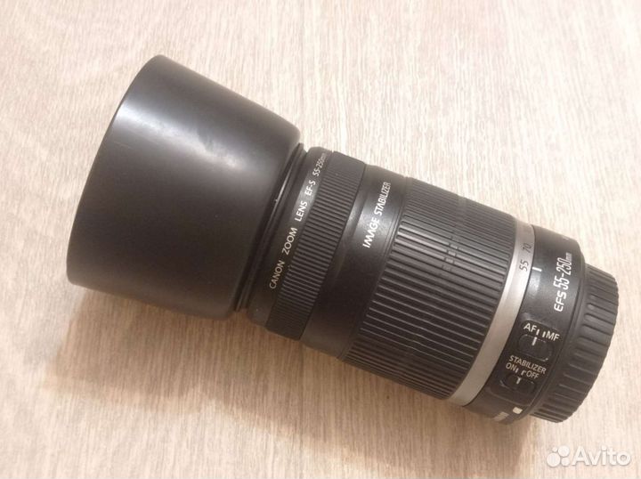 Объектив canon ef-s 55-250 is