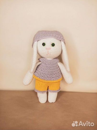 Мягкая игрушка заяц