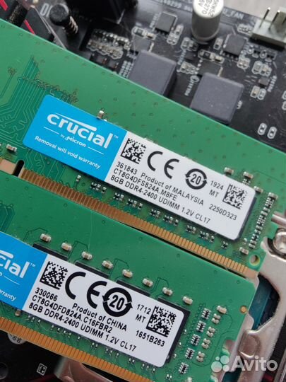 Материнская плата с процессором i5 7400