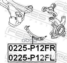 Тяга передней подвески R nissan Primera (P12)