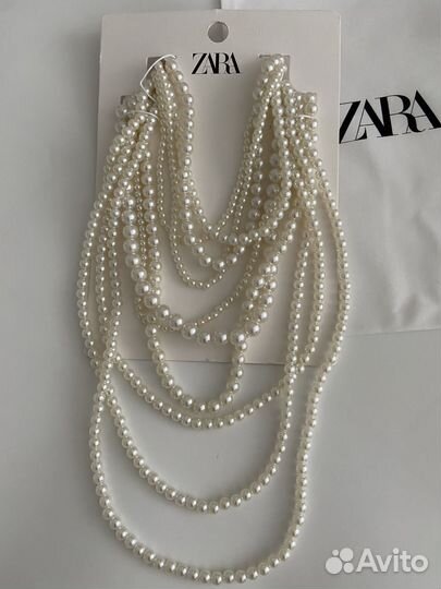 Бусы Zara набор из двух ожерелий оригинал