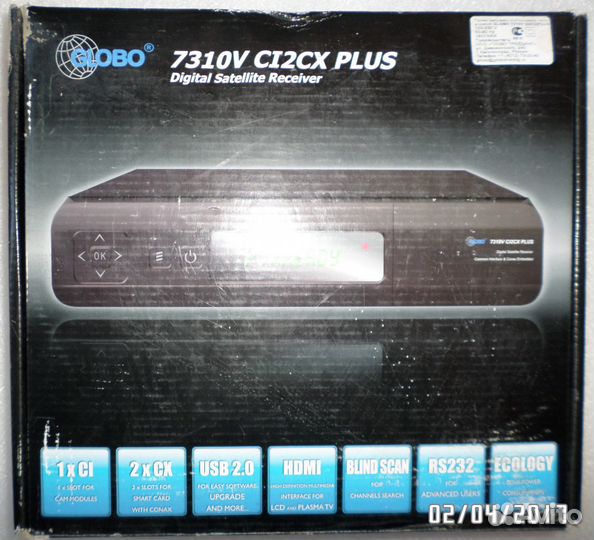Спутниковый ресивер globo 7310V и GI S1025