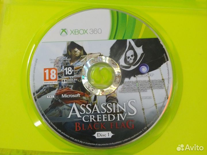 Диски на xbox 360 Assassin's Creed 4 Black Flag