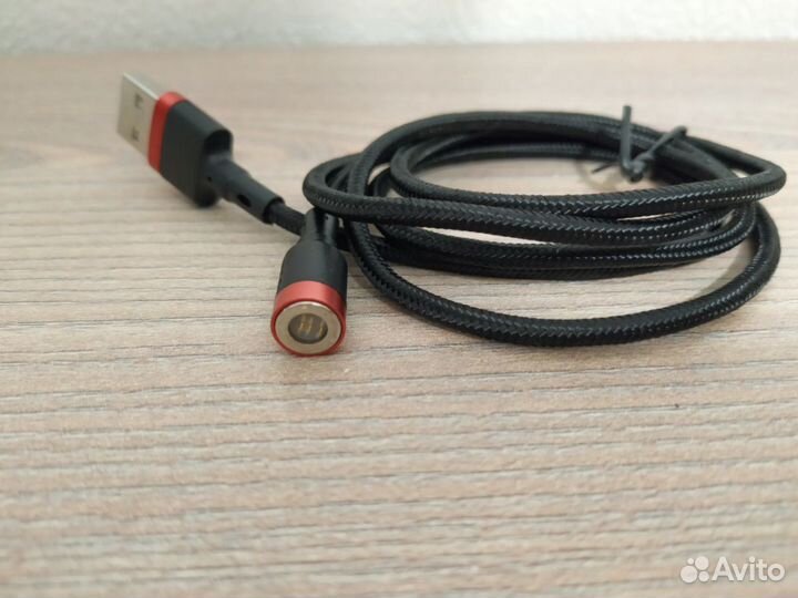 Uslion светодиодный магнитный кабель с адаптером