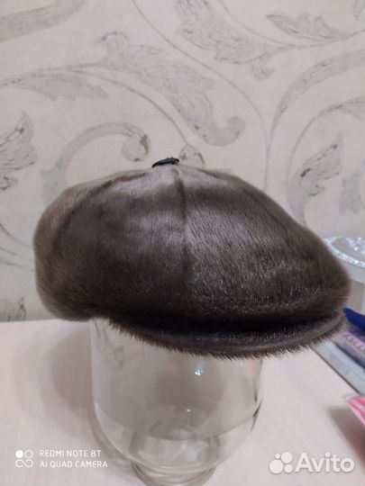 Меховая мужская кепка