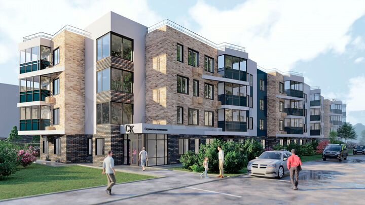 1-к. квартира, 40,8 м², 1/5 эт.