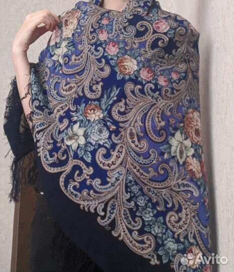 Платок павлопосадский Тайна сердца