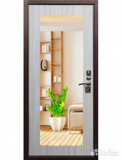 Входная металлическая дверь Броня М3 зеркало