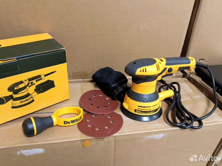 Орбитальная шлифовальная машинка DeWalt