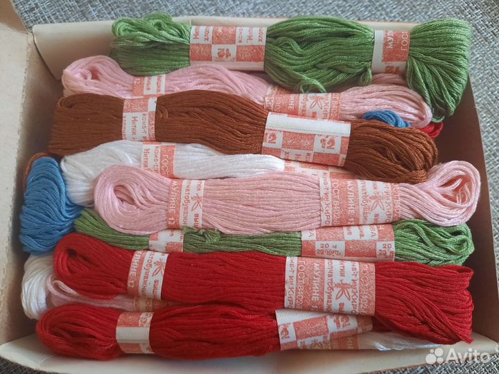 Нитки мулине мерсеризованные для вышивания х /б