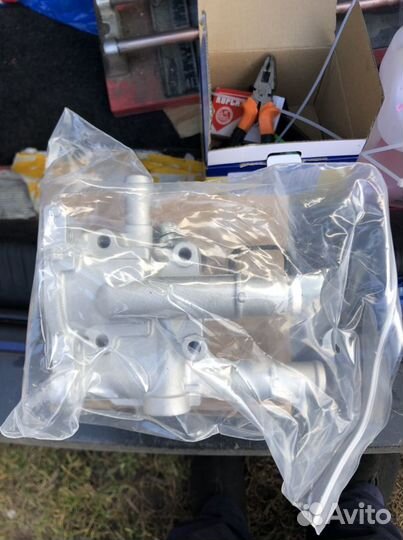 Алюминевый корпус термостата opel astra h и cruze