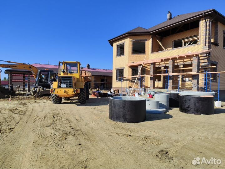 Установка септиков. Канализация под ключ