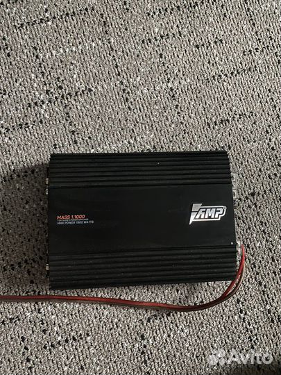 Сабвуфер и усилитель