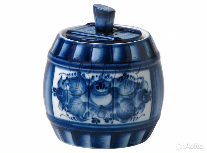 Медовница Гжель Бочонок (малая) (31097)