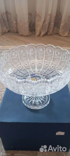 Ваза хрусталь Чехия