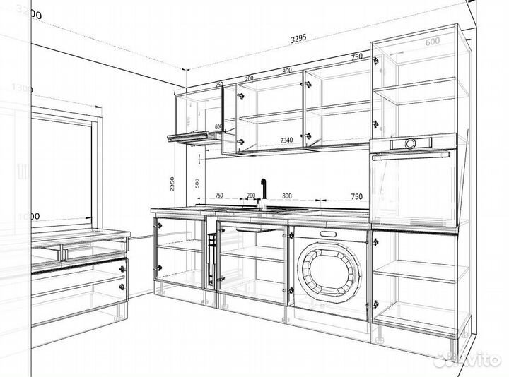 Проектирование мебели в Базис Мебельщик 2022