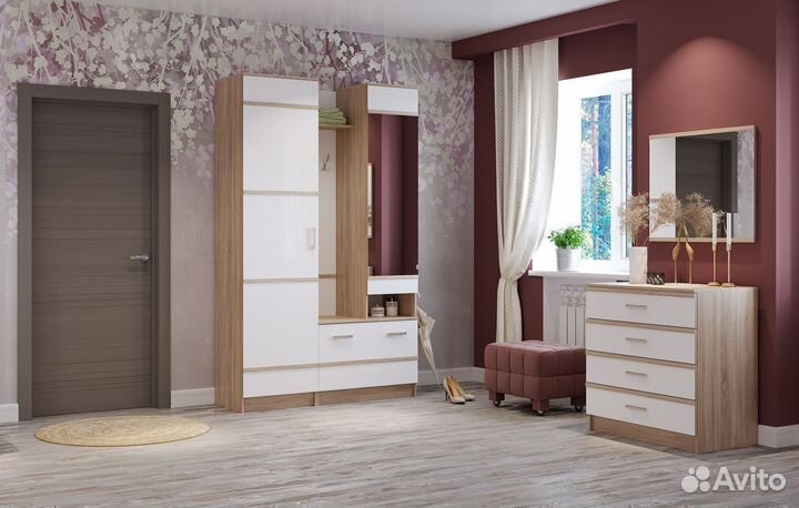 Тумба с зеркалом современная