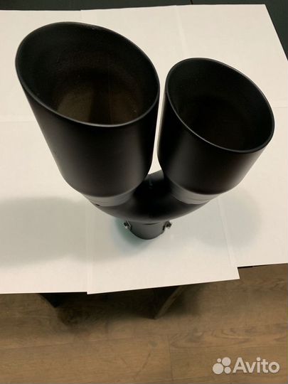 Насадка на глушитель (нержавейка) черная