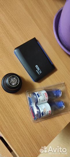 Штемпельная подушка чернила синие печатать