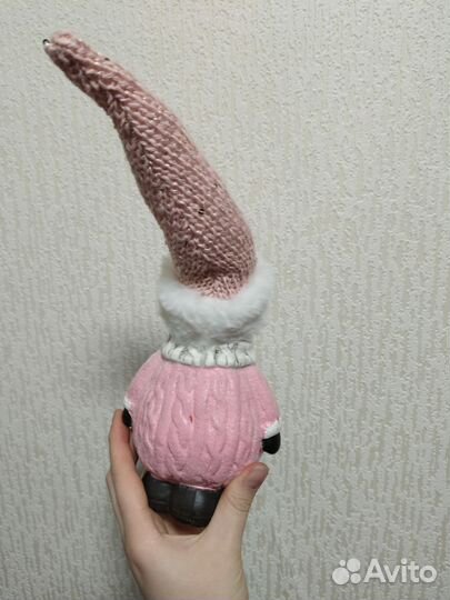 Светильник новогодний подарок снеговик