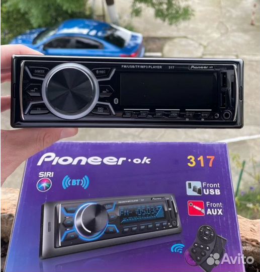 Магнитола pioneer 317 с Bluetooth новая