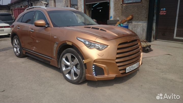 Пластиковый капот Infiniti Fx Jass-RS
