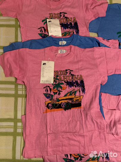 Футболки детские новые унисекс 9 шт 1000 р