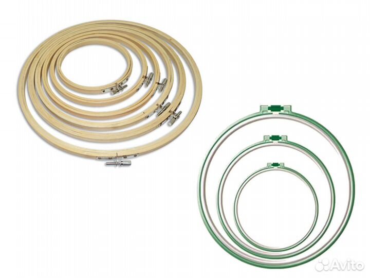 Пяльцы для вышивания в ассортименте