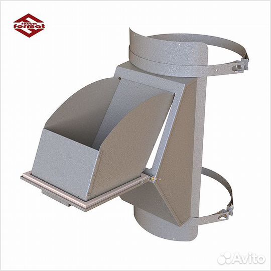 Клапан загрузочный для мусоропровода