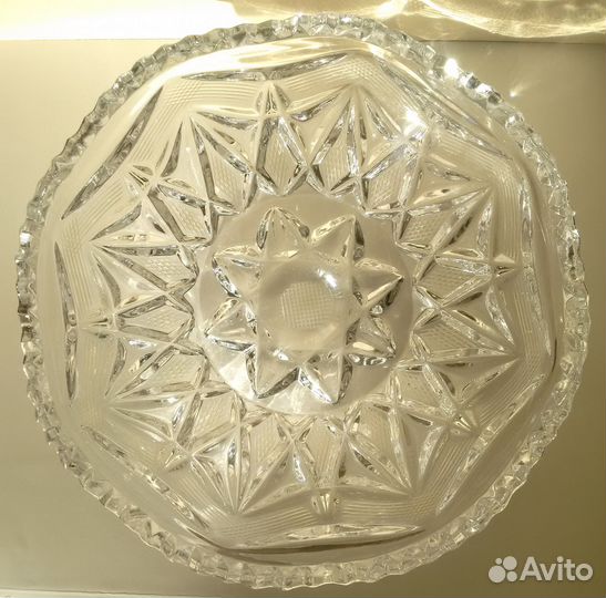 Салатник хрустальный СССР