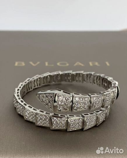 Серебряный браслет Bvlgari
