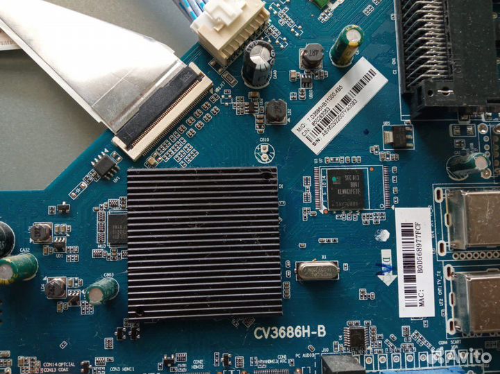 Телевизор BQ 55SU01B V1 по запчастям