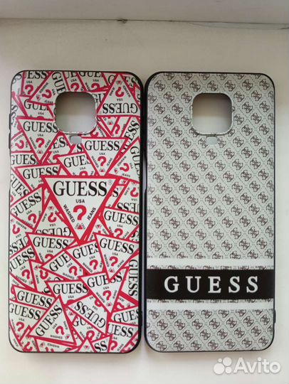 Чехол guess для xiaomi redmi note 9 pro