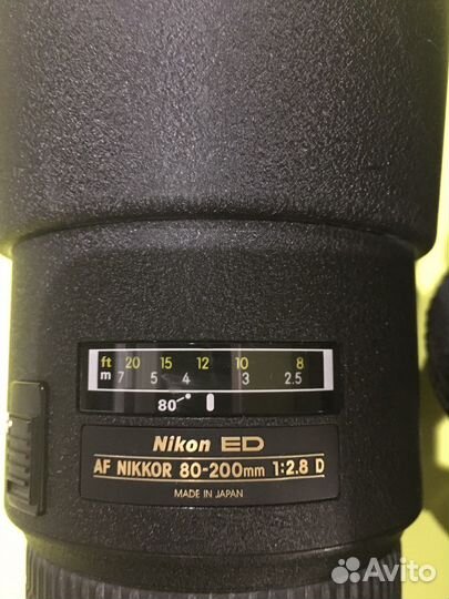 Nikon AF nikkor 80-200mm 1:2.8 D