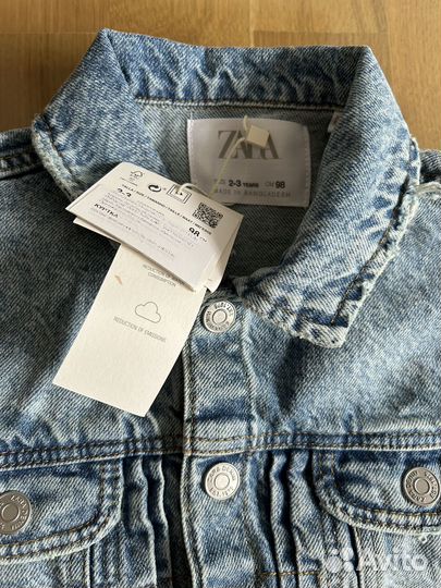 Джинсовка Zara оригинал для мальчика 98