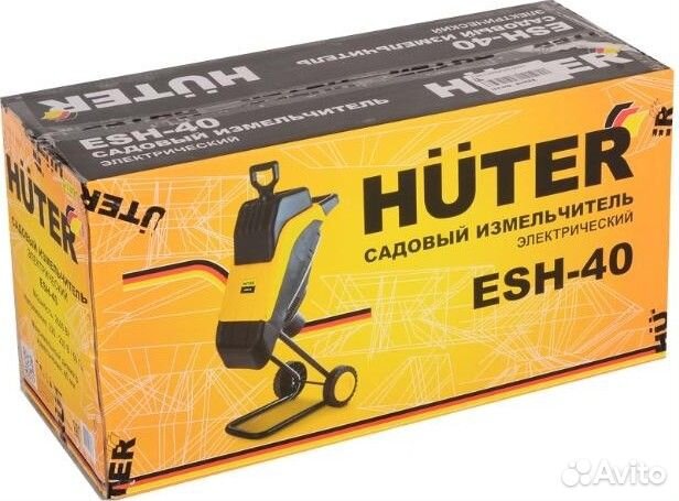 Измельчитель веток электрический huter ESH-40 70/13/21