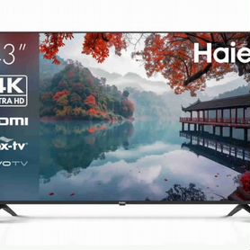 Новый 4К смарт телевизор Haier 43 SMART TV M1