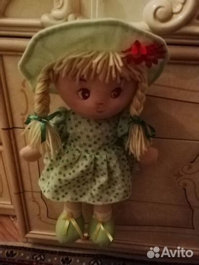 Три куклы текстильные мягкие