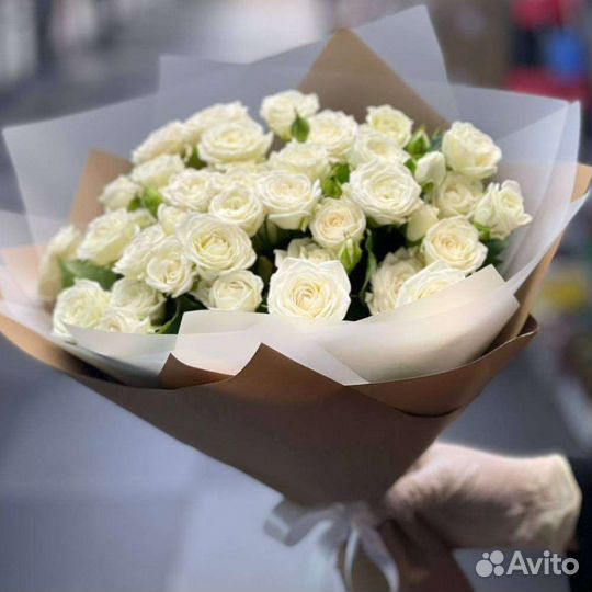 15 кустовых роз