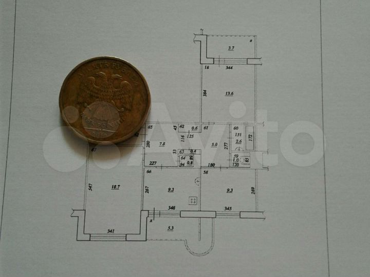 Аукцион: 3-к. квартира, 79 м², 8/9 эт.