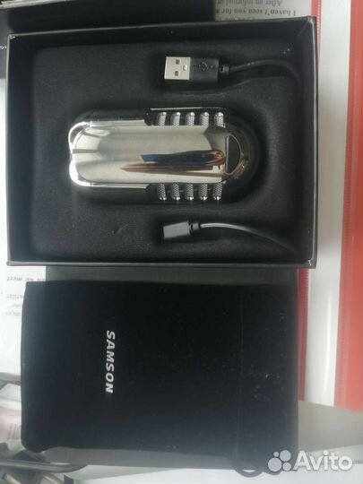 Микрофон Samson Meteor Mic серебристый