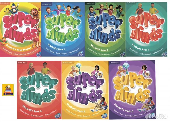 Super Minds. Все уровни: Starter, 1, 2, 3, 4, 5, 6