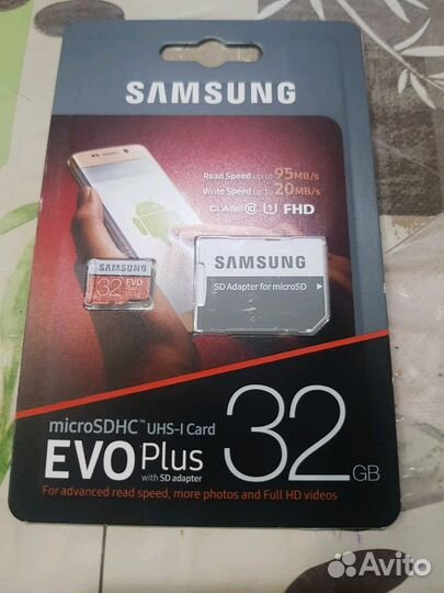 Карта памяти Sumsung Micro SD 32Gb 10Class