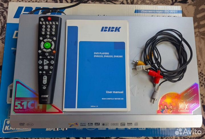 Dvd плеер bbk DV825X