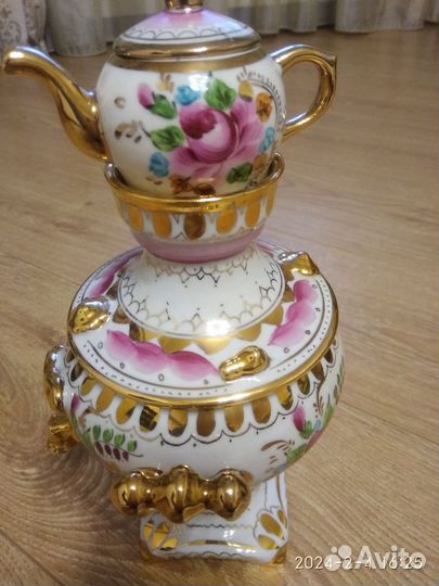 Самовар Гжель СССР