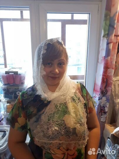 Кружевной платок новый