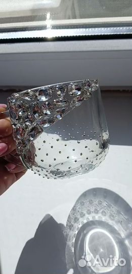 Кружка со стразами