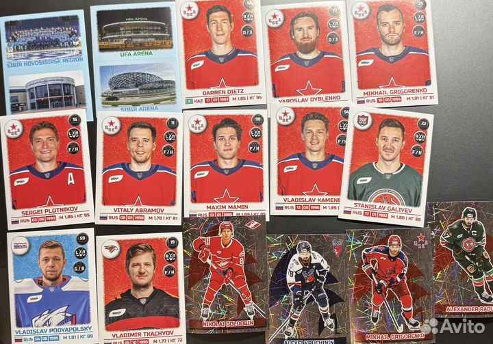 Наклейки Panini кхл 2023 2024 для Елены