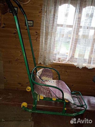 Детские санки с колесами